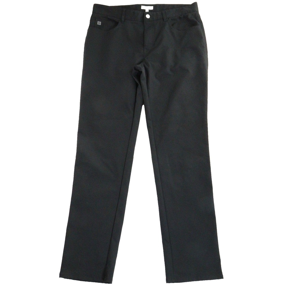 Peter Millar EB66 Pants Performance Stretch 5-Pocket Black Men 34/32